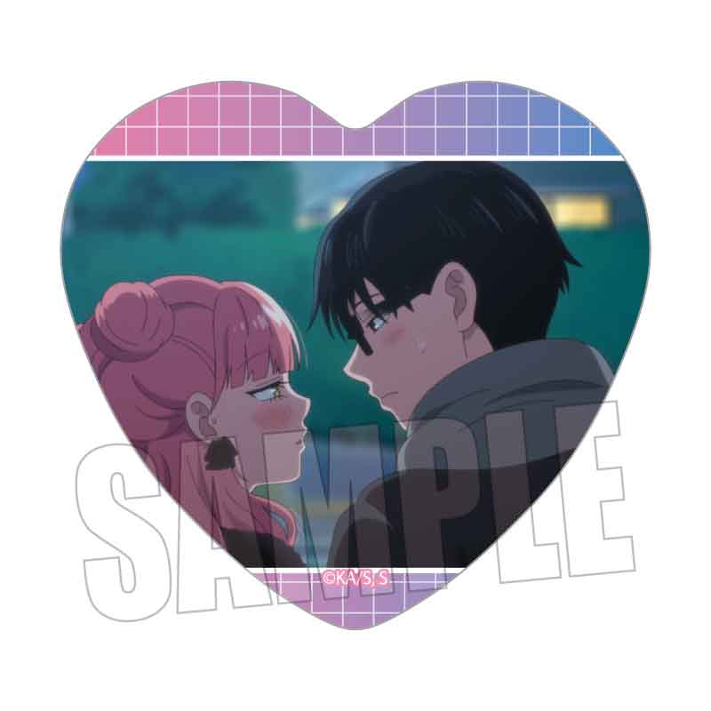 メモリーズハート缶バッジ TVアニメ『正反対な君と僕』/鈴木&谷A - 公式商品画像 | AniSmile