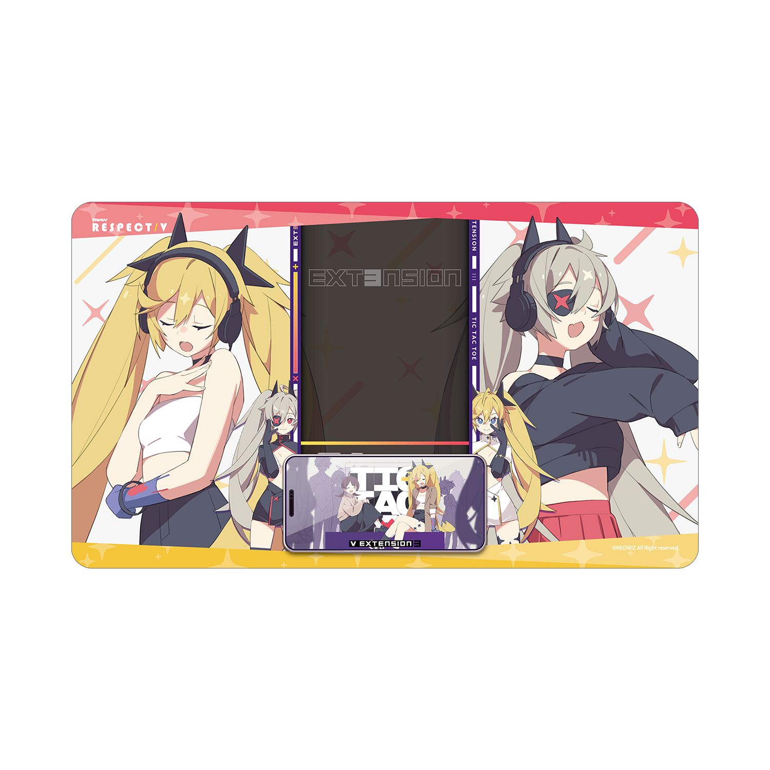 DJMAX RESPECT V ギアデザイン マルチデスクマット - 公式商品画像 | AniSmile