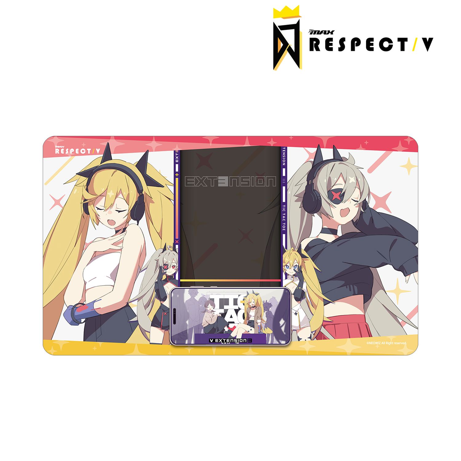 DJMAX RESPECT V ギアデザイン マルチデスクマット 画像 2 | AniSmile