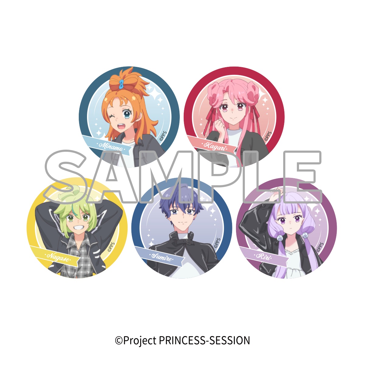 プリンセッション・オーケストラ トレーディング缶バッジ(全5種) - 公式商品画像 | AniSmile