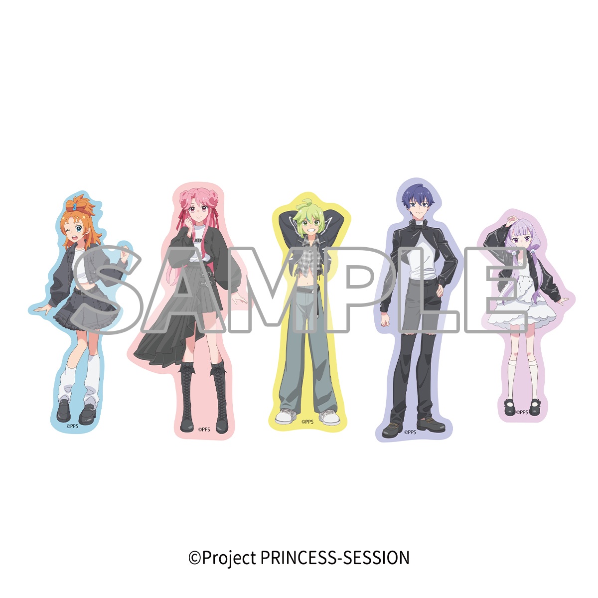 プリンセッション・オーケストラ ステッカーセット - 公式商品画像 | AniSmile