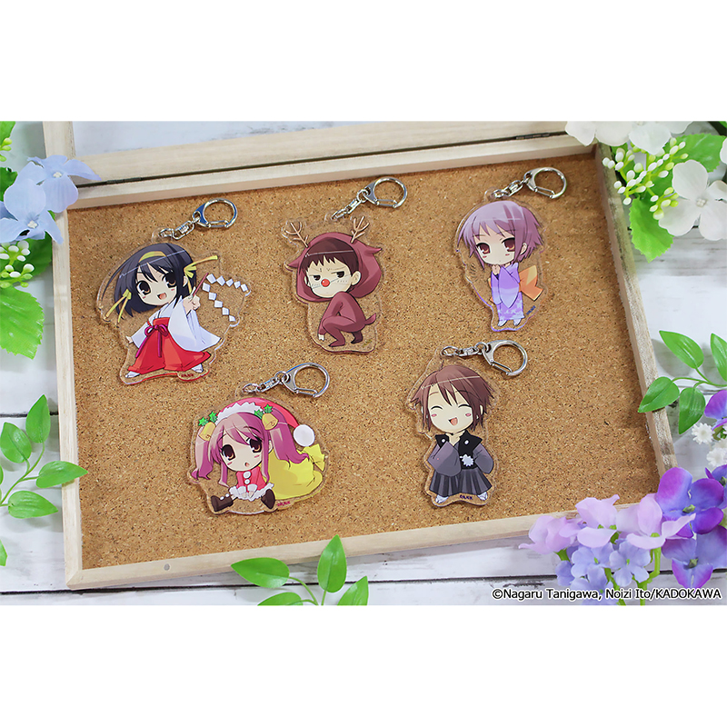 涼宮ハルヒシリーズ ミニキャラアクリルキーホルダー【キョン】 画像 2 | AniSmile