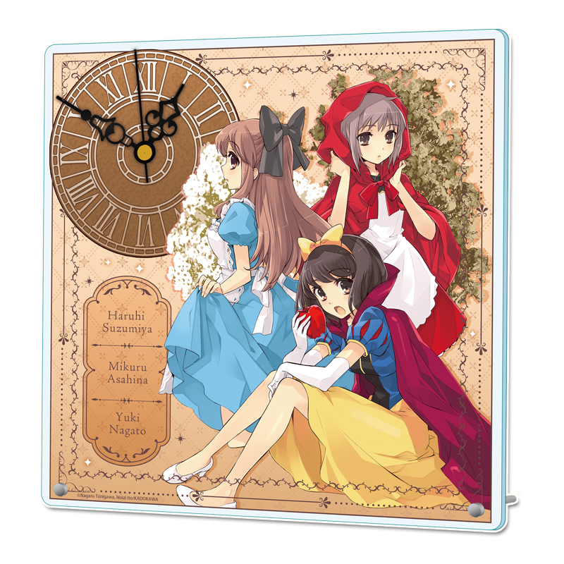 涼宮ハルヒシリーズ アクリル置時計 - 公式商品画像 | AniSmile