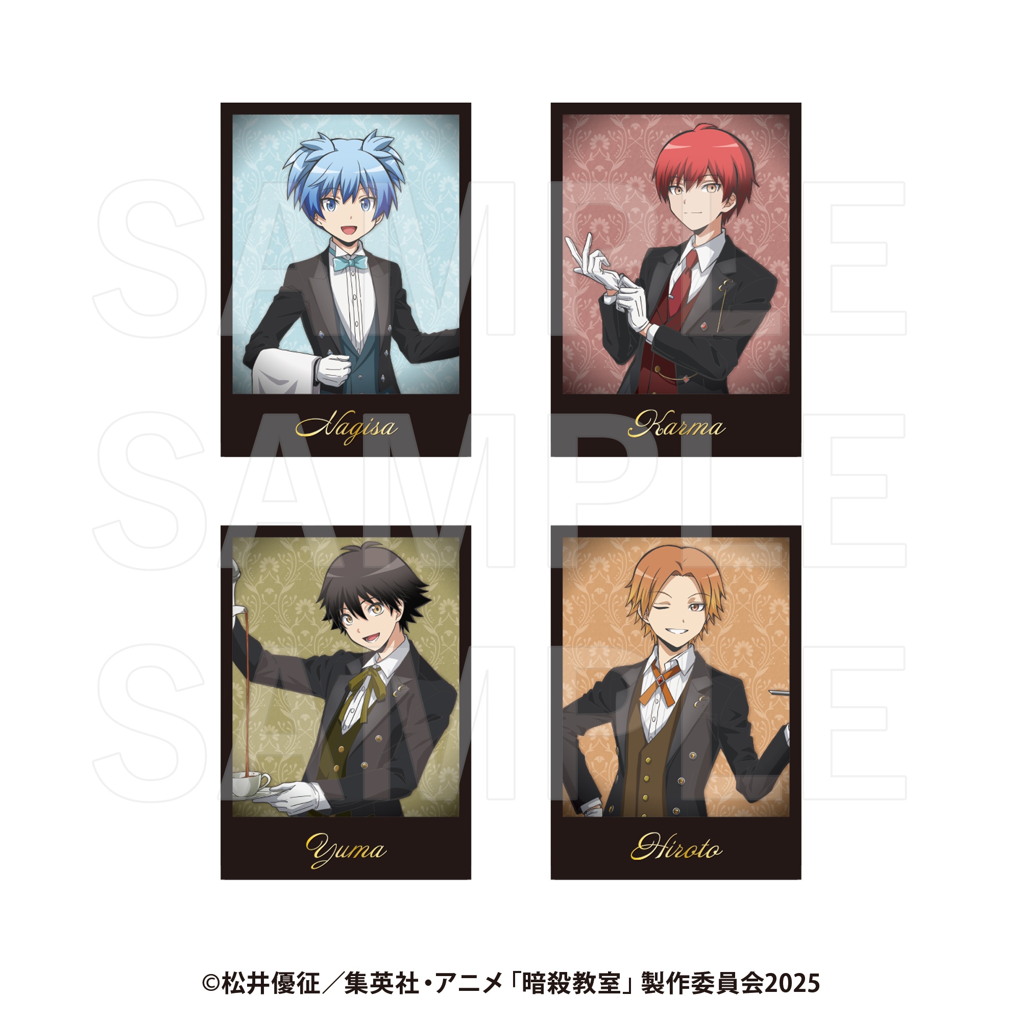 暗殺教室 トレーディングフォトカード(全4種) - 公式商品画像 | AniSmile