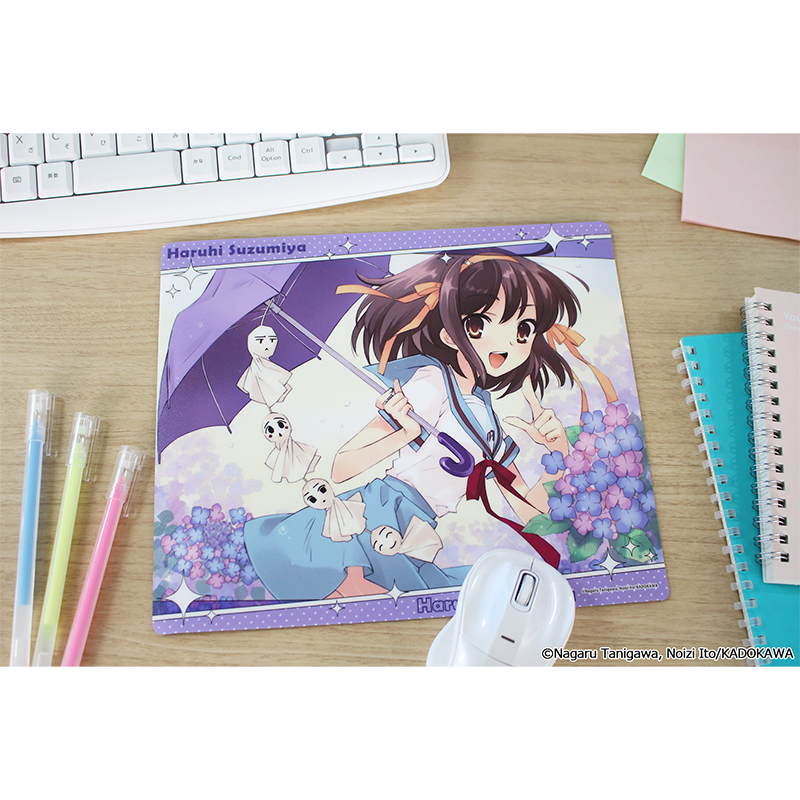 涼宮ハルヒシリーズ マウスパッド【ハルヒ(梅雨)】 画像 4 | AniSmile