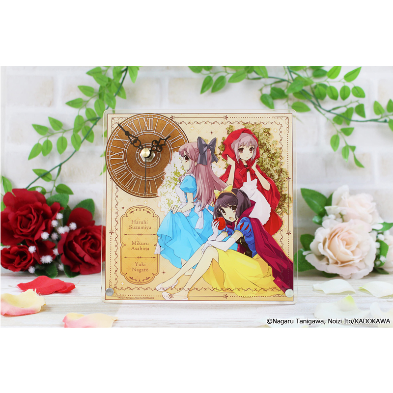 涼宮ハルヒシリーズ アクリル置時計 画像 2 | AniSmile