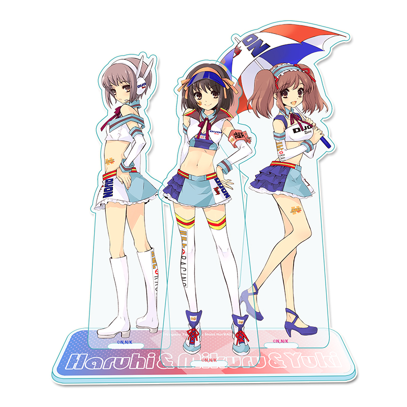涼宮ハルヒシリーズ アクリルジオラマスタンド【ハルヒ&みくる&有希】 - 公式商品画像 | AniSmile