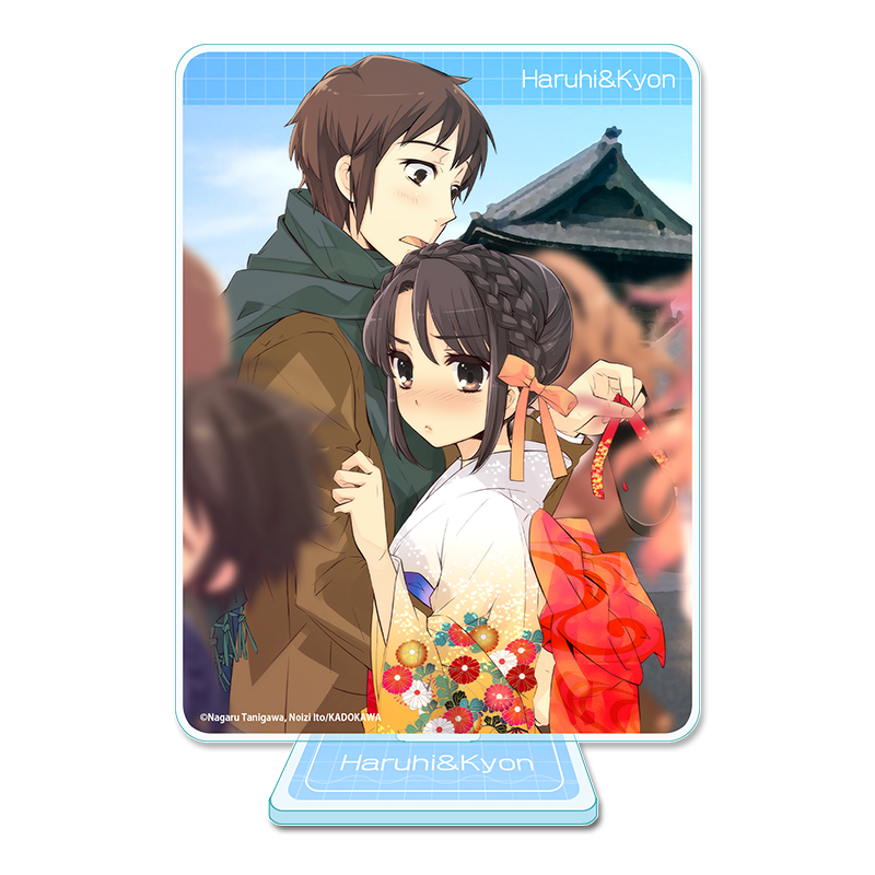 涼宮ハルヒシリーズ アクリルビジュアルボード【ハルヒ&キョン】 画像 3 | AniSmile