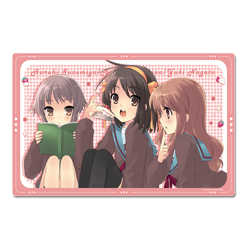 涼宮ハルヒシリーズ デスクマット【ハルヒ&みくる&有希】 画像 4 | AniSmile