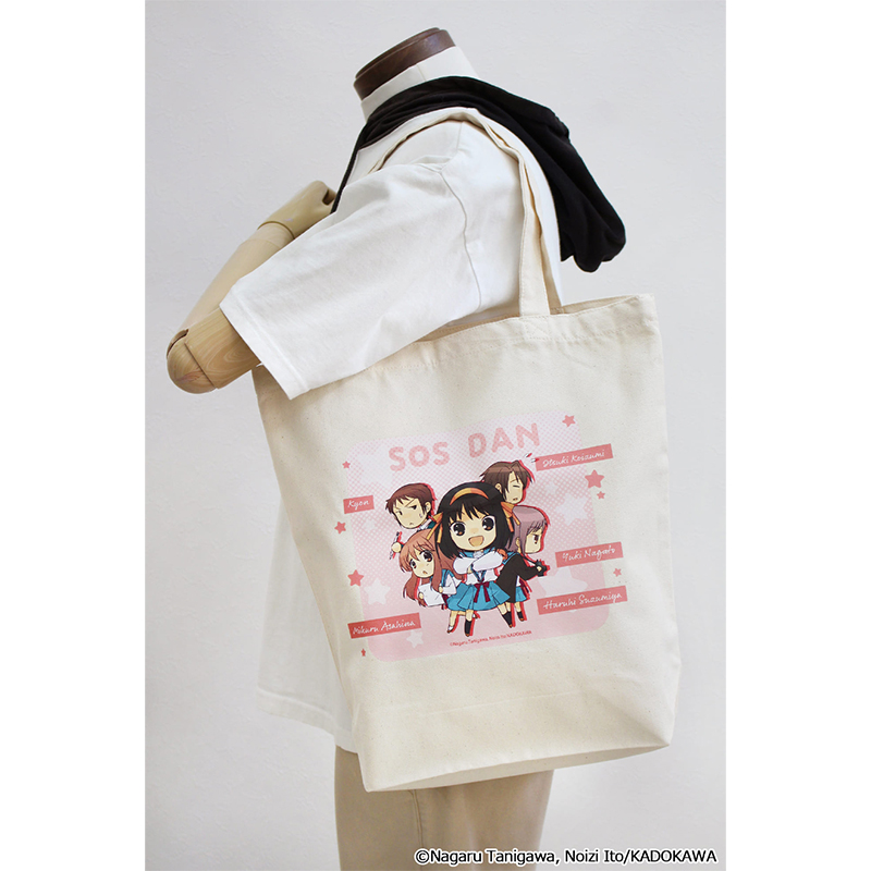 涼宮ハルヒシリーズ キャンバストートバッグ【SOS団】 画像 3 | AniSmile