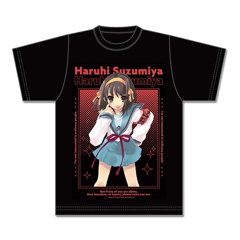 涼宮ハルヒシリーズ グラフィックTシャツ【ハルヒ】 画像 3 | AniSmile