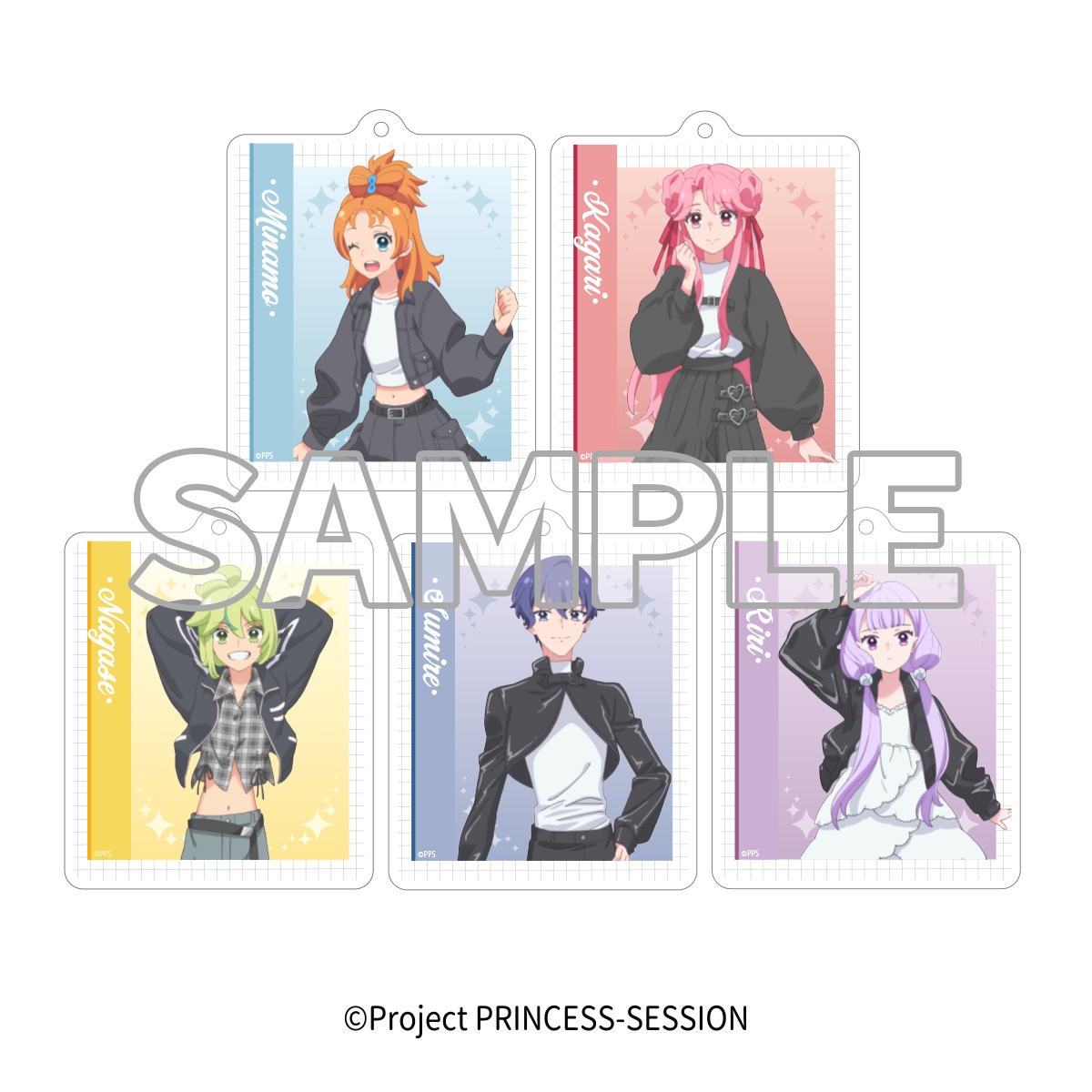 プリンセッション・オーケストラ トレーディングアクリルキーホルダー(全5種) 画像 6 | AniSmile