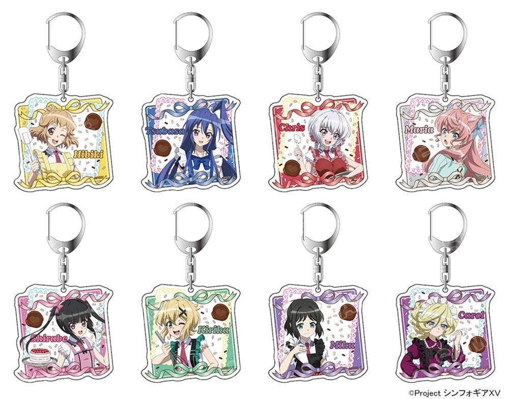 『戦姫絶唱シンフォギアXV』POP UP SHOP トレーディングアクリルキーホルダー pack - official product image | AniSmile