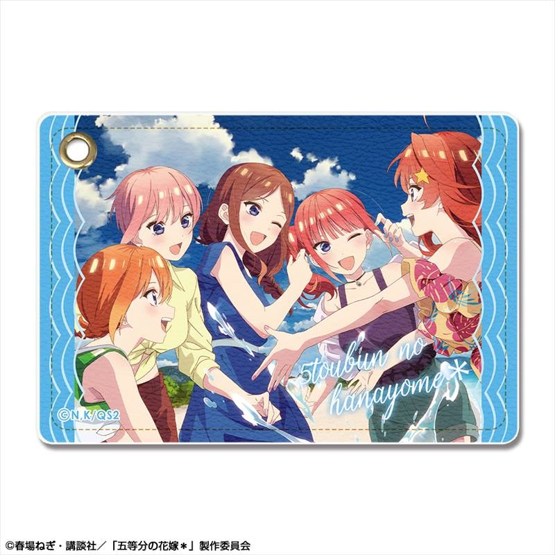 五等分の花嫁* レザーパスケース デザイン06(集合) - 公式商品画像 | AniSmile