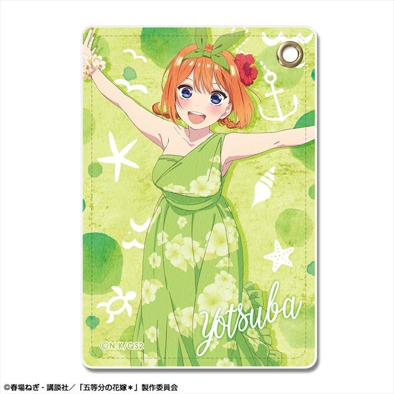 五等分の花嫁* レザーパスケース デザイン04(中野四葉) - 公式商品画像 | AniSmile