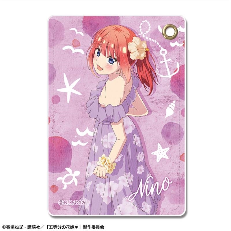 五等分の花嫁* レザーパスケース デザイン02(中野二乃) - 公式商品画像 | AniSmile