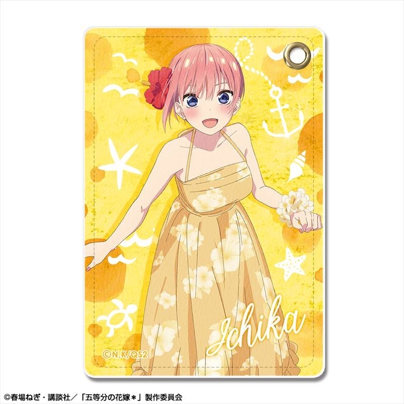 五等分の花嫁* レザーパスケース デザイン01(中野一花) - 公式商品画像 | AniSmile