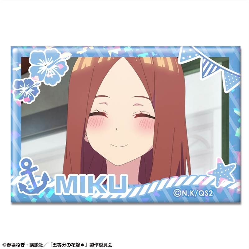五等分の花嫁* ホログラム缶バッジ デザイン12(中野三玖/D) - 公式商品画像 | AniSmile