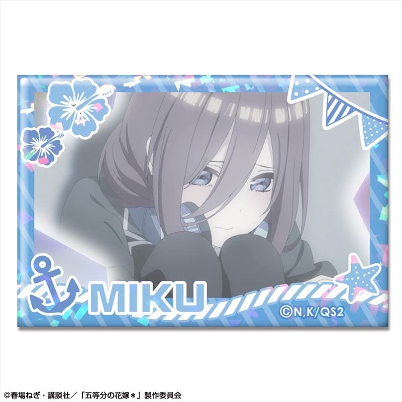 五等分の花嫁* ホログラム缶バッジ デザイン09(中野三玖/A) - 公式商品画像 | AniSmile