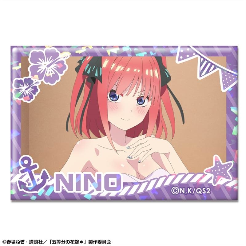 五等分の花嫁* ホログラム缶バッジ デザイン08(中野二乃/D) - 公式商品画像 | AniSmile