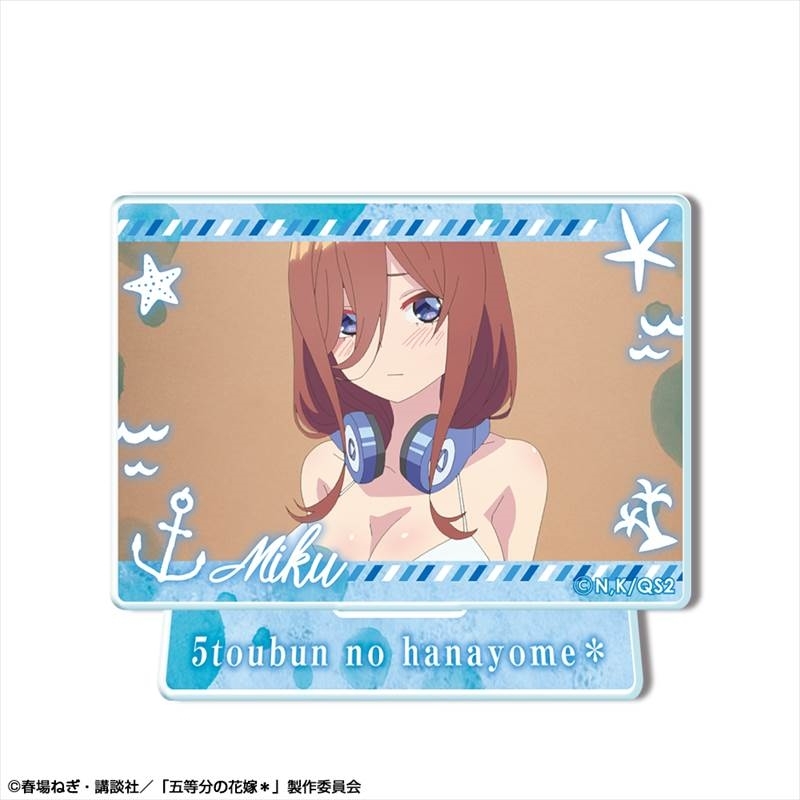 五等分の花嫁* ミニアクリルスタンド デザイン10(中野三玖/B) 画像 2 | AniSmile