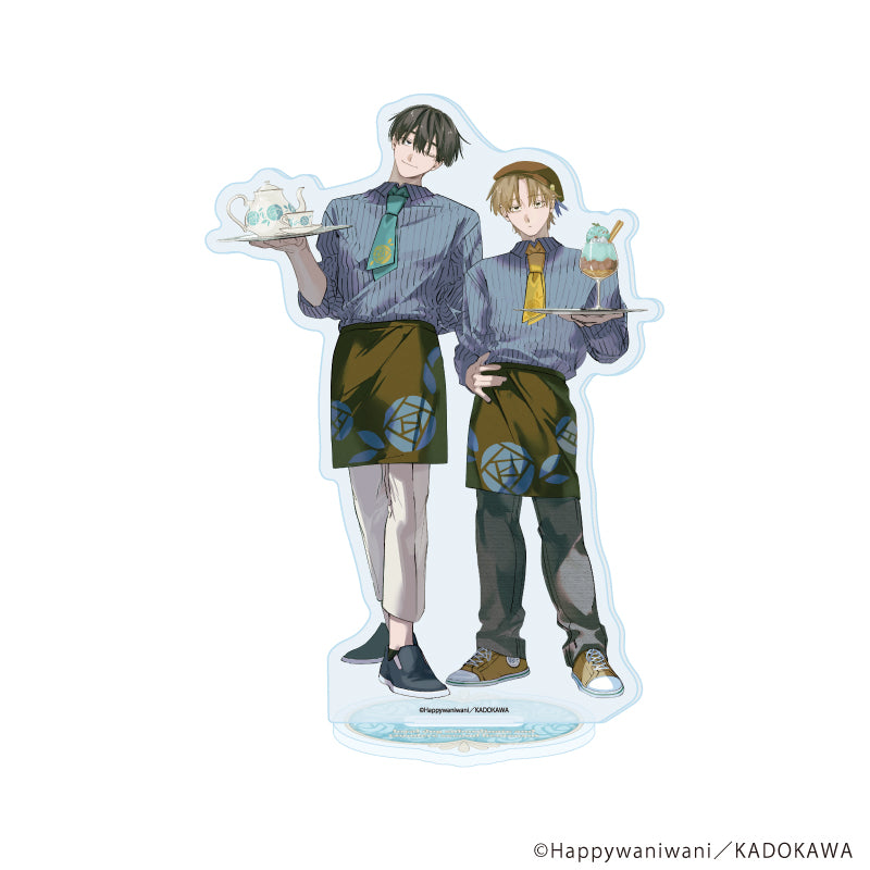 アクリルスタンド「忠犬部下とツンデレ少尉」01/クロ&エギル(描き下ろしイラスト) - 公式商品画像 | AniSmile