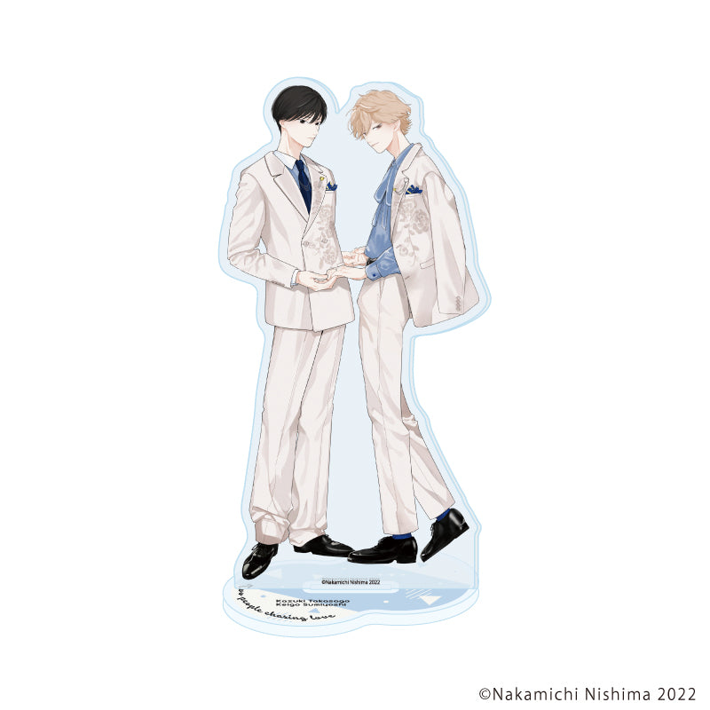 アクリルスタンド「愛追うふたり」01/高砂一樹&住吉圭吾(描き下ろしイラスト) - 公式商品画像 | AniSmile