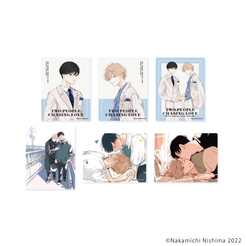 アクリルカード「愛追うふたり」01/ブラインド(全6種)(公式&描き下ろしイラスト) - 公式商品画像 | AniSmile