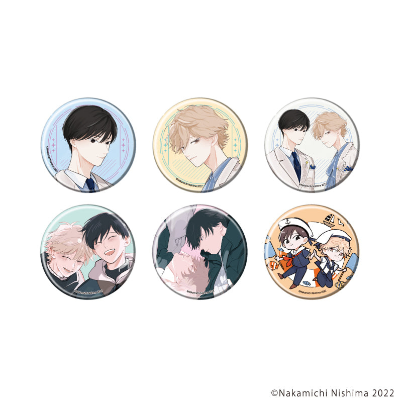 缶バッジ「愛追うふたり」01/ブラインド(全6種)(公式&描き下ろしイラスト) - 公式商品画像 | AniSmile