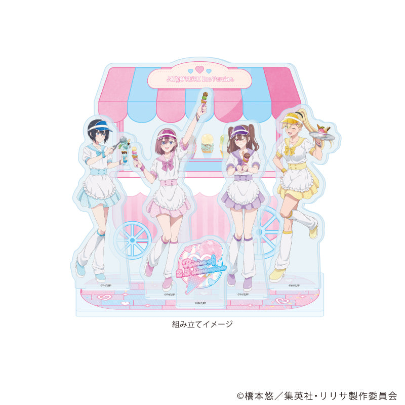 プレミアム アクリルジオラマプレート「2.5次元の誘惑」02/アイスパーラーver. 集合デザイン(描き下ろしイラスト) 画像 2 | AniSmile