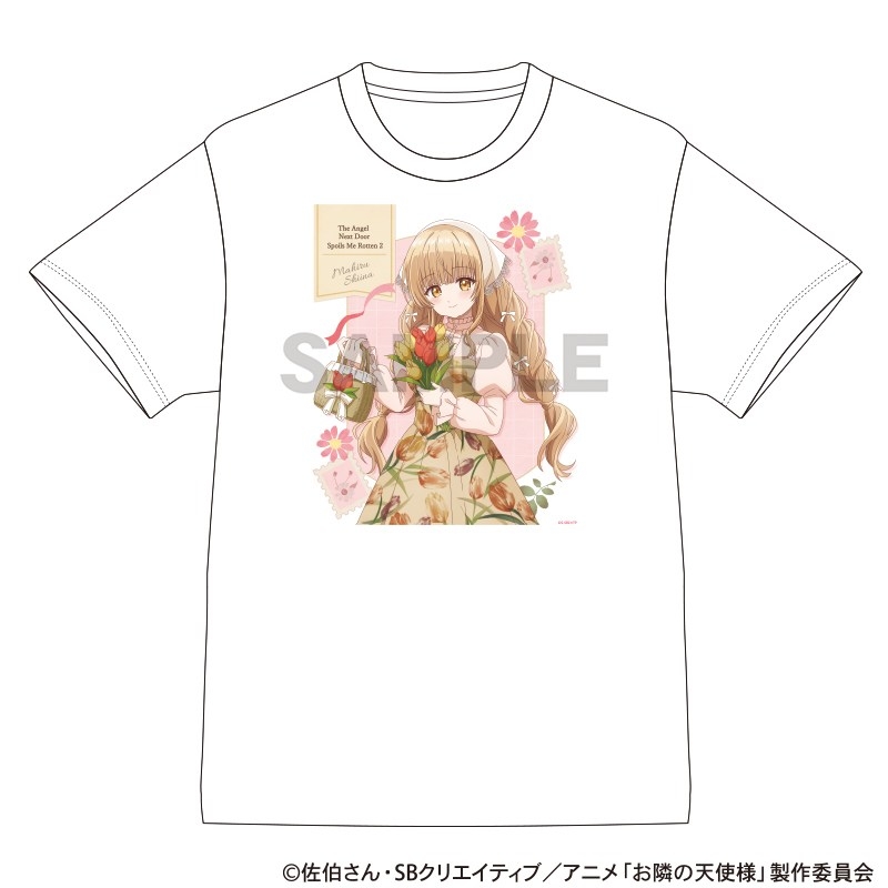 お隣の天使様にいつの間にか駄目人間にされていた件2 Tシャツ 椎名真昼 四季の彩り 春 - 公式商品画像 | AniSmile