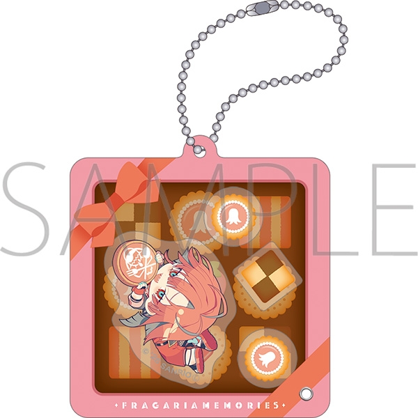 フラガリアメモリーズ かぷりっこ シャカシャカアクリルキーホルダー/リミチャ - 公式商品画像 | AniSmile