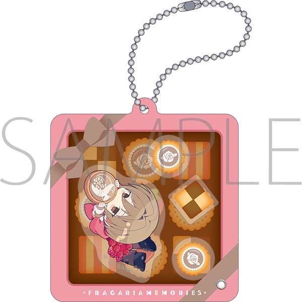 フラガリアメモリーズ かぷりっこ シャカシャカアクリルキーホルダー/ロマリシュ - 公式商品画像 | AniSmile