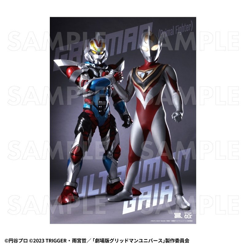 「ULTRAMAN×GRIDMAN」 クリアポスター【ウルトラマンダイナ×ダイナゼノン】 - 公式商品画像 | AniSmile