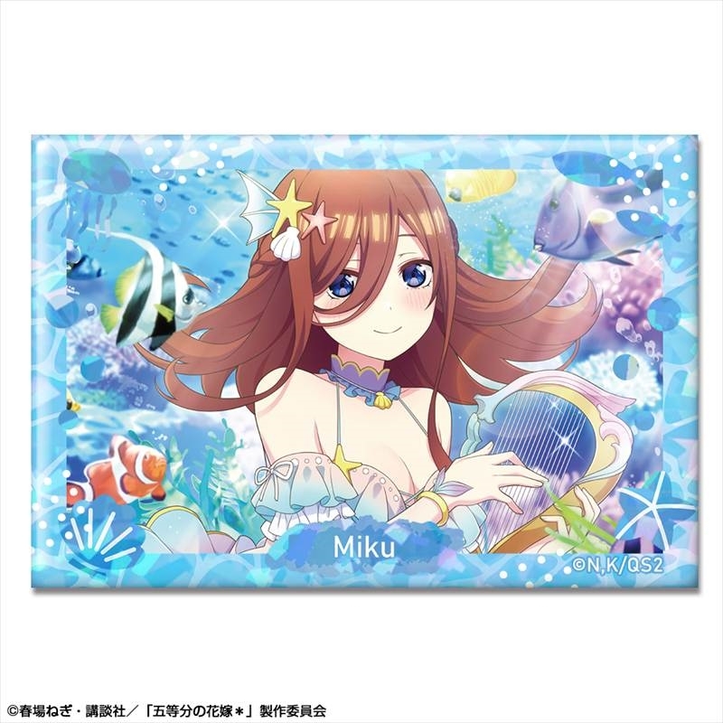 五等分の花嫁* ホログラム缶バッジ Ver.2 デザイン08(中野三玖/B) - 公式商品画像 | AniSmile