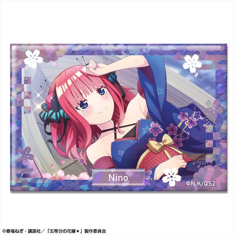 五等分の花嫁* ホログラム缶バッジ Ver.2 デザイン02(中野二乃/A) - 公式商品画像 | AniSmile