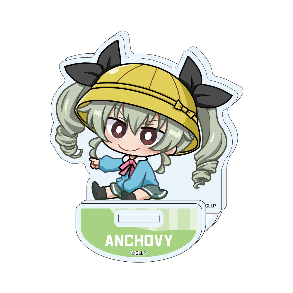 ガールズ&パンツァー もっとらぶらぶ作戦です! MD ゆらゆらアクリルスタンド アンチョビ 画像 3 | AniSmile