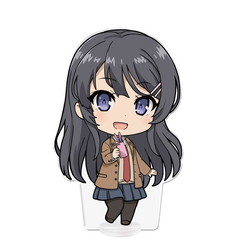 青春ブタ野郎シリーズ でかぷにこれ!アクリルフィギュア 桜島麻衣 制服ver. 画像 2 | AniSmile