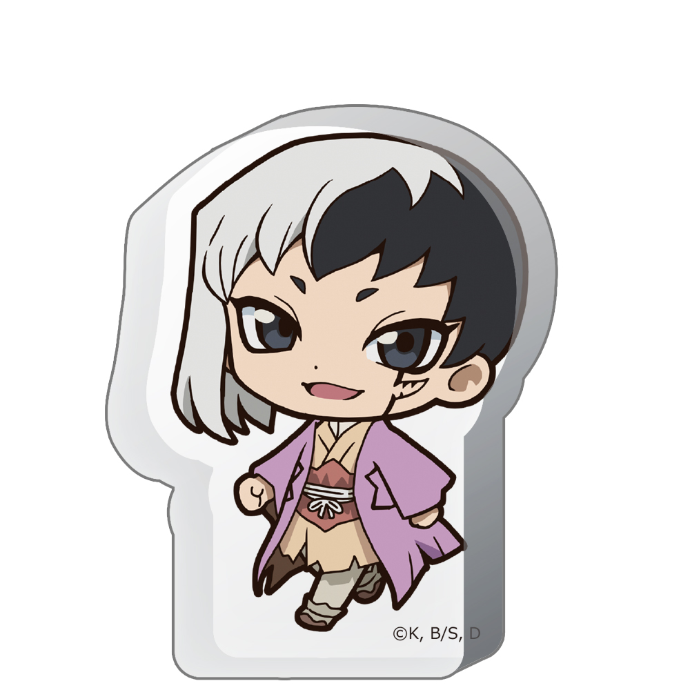 Dr.STONE ついてっく厚みアクリルスタンド あさぎりゲン - 公式商品画像 | AniSmile