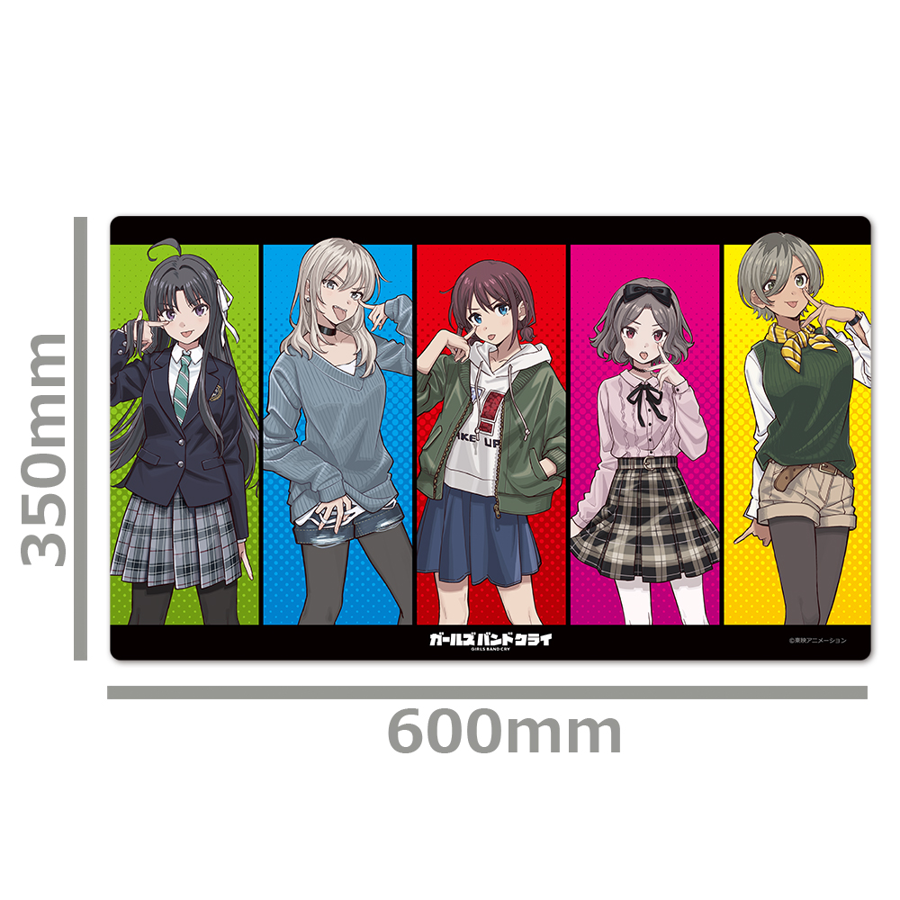 ガールズバンドクライ キャラクターラバーマット トゲナシトゲアリ vol.3 画像 3 | AniSmile