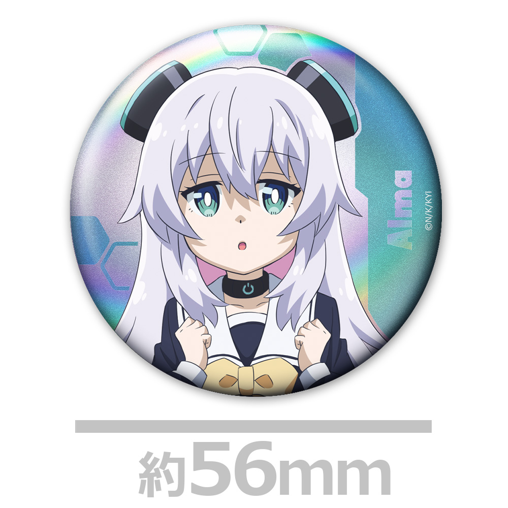 アルマちゃんは家族になりたい ホログラム缶バッジ2個セット アルマ 画像 2 | AniSmile