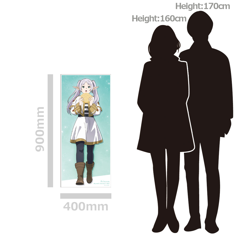 葬送のフリーレン 缶バッジ付キャラクター大判タオル フリーレン 画像 4 | AniSmile