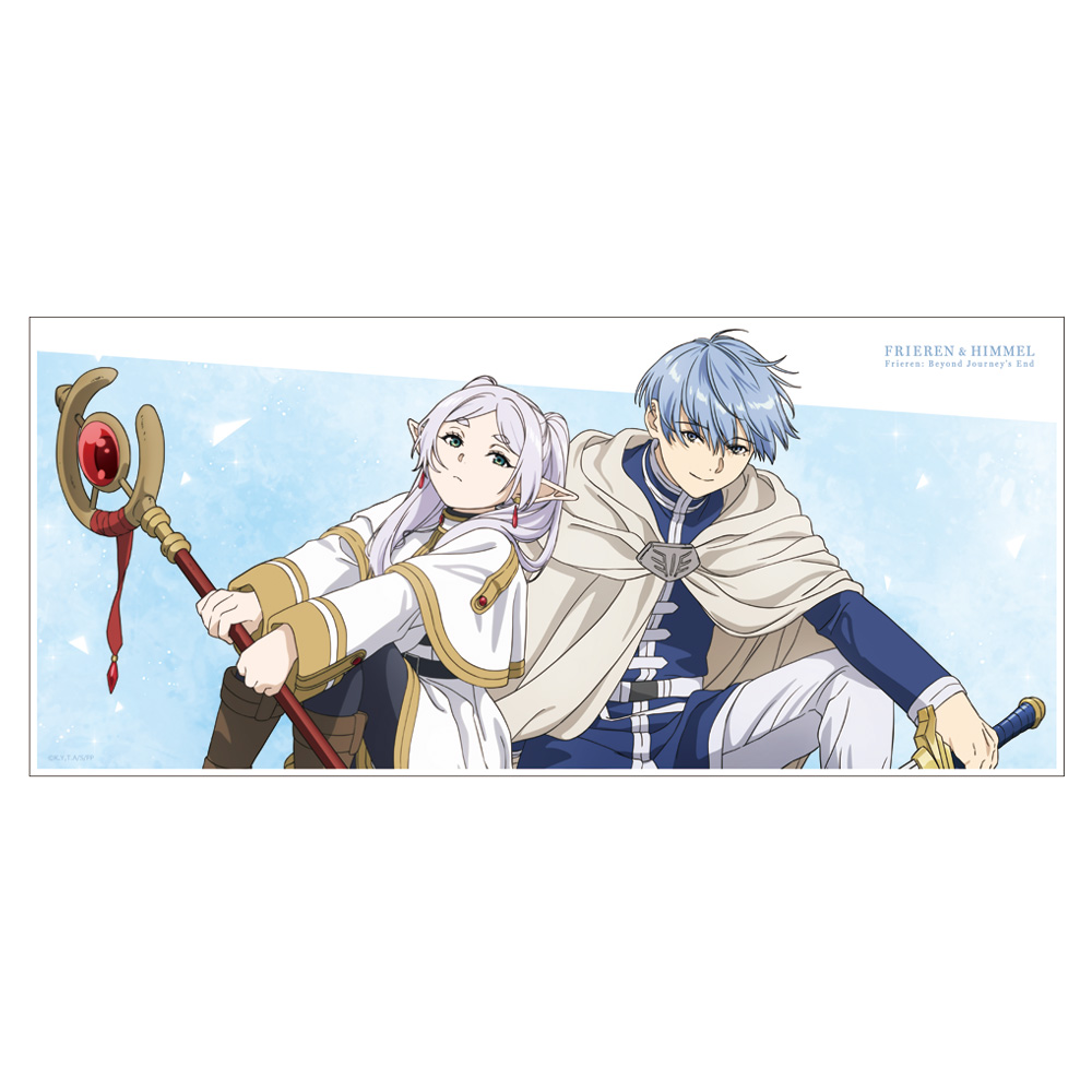 葬送のフリーレン 缶バッジ付キャラクター大判タオル フリーレン&ヒンメル 画像 2 | AniSmile
