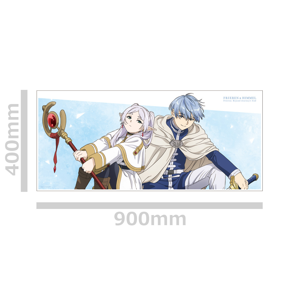 葬送のフリーレン 缶バッジ付キャラクター大判タオル フリーレン&ヒンメル 画像 3 | AniSmile