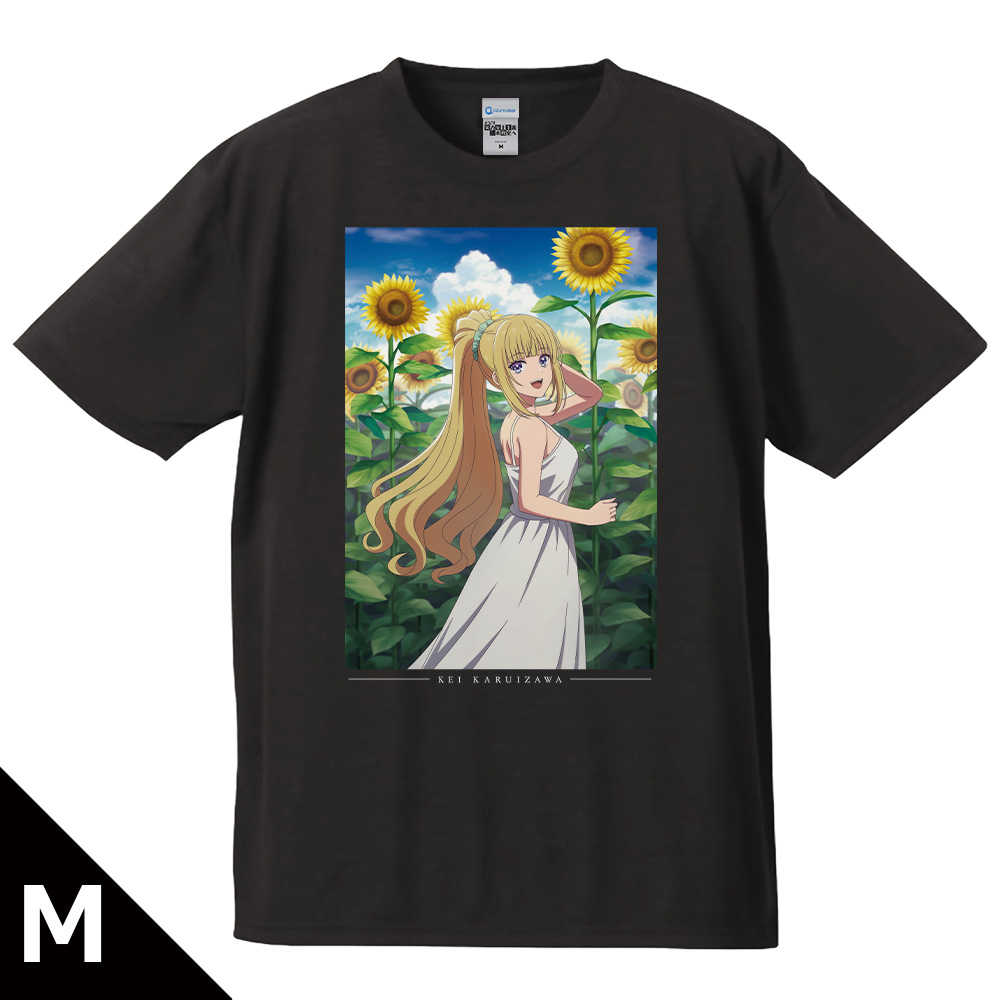 ようこそ実力至上主義の教室へ Tシャツ 軽井沢恵 vol.2 Mサイズ - 公式商品画像 | AniSmile