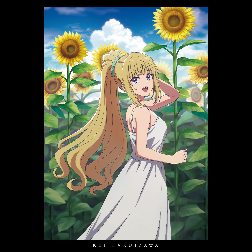 ようこそ実力至上主義の教室へ Tシャツ 軽井沢恵 vol.2 Lサイズ 画像 3 | AniSmile