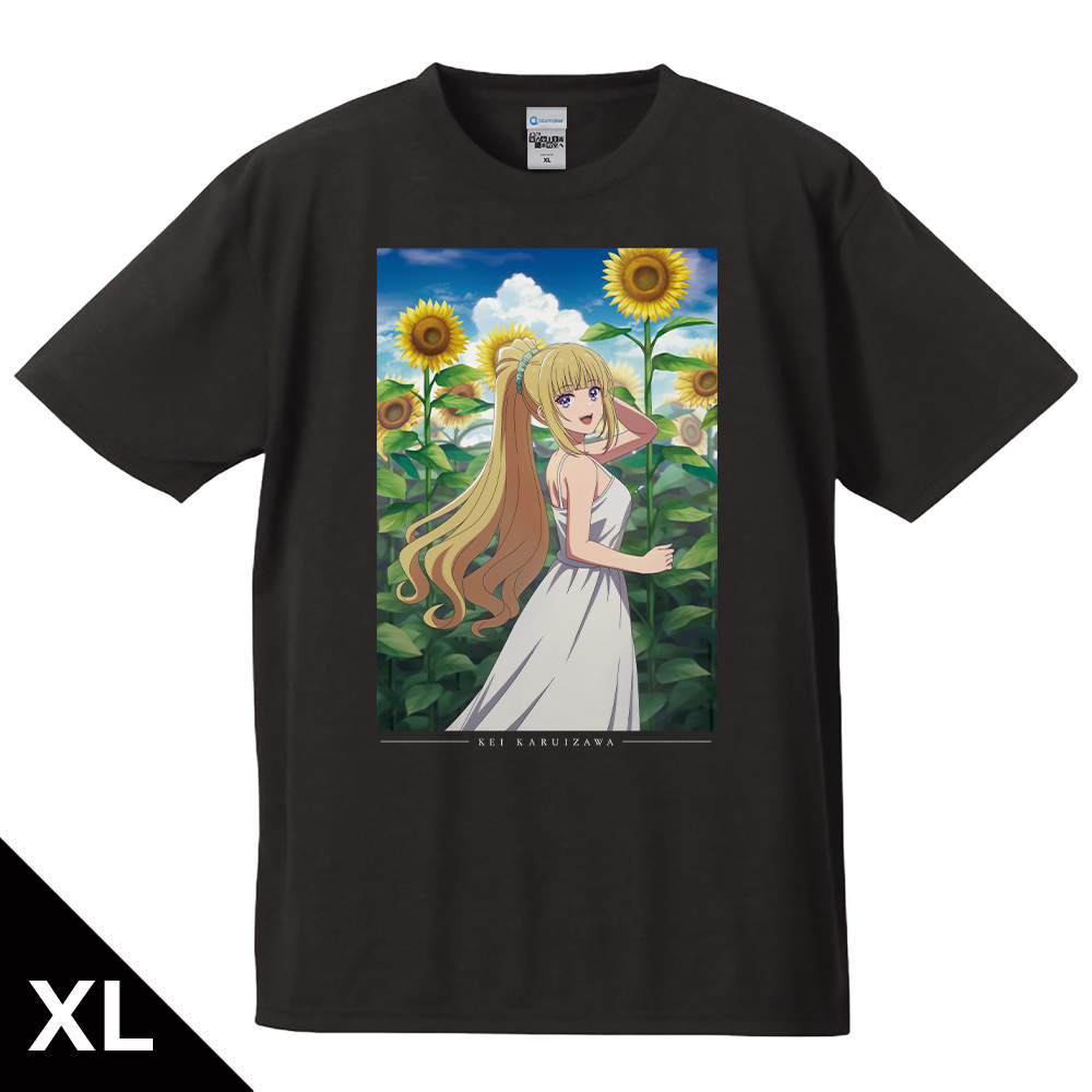 ようこそ実力至上主義の教室へ Tシャツ 軽井沢恵 vol.2 XLサイズ - 公式商品画像 | AniSmile