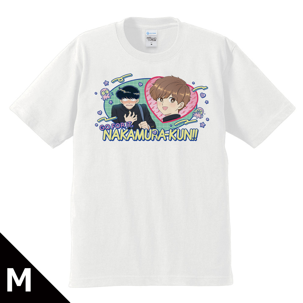 ガンバレ!中村くん!! Tシャツ 中村男久斗&広瀬愛貴 WHITEver. Mサイズ - 公式商品画像 | AniSmile