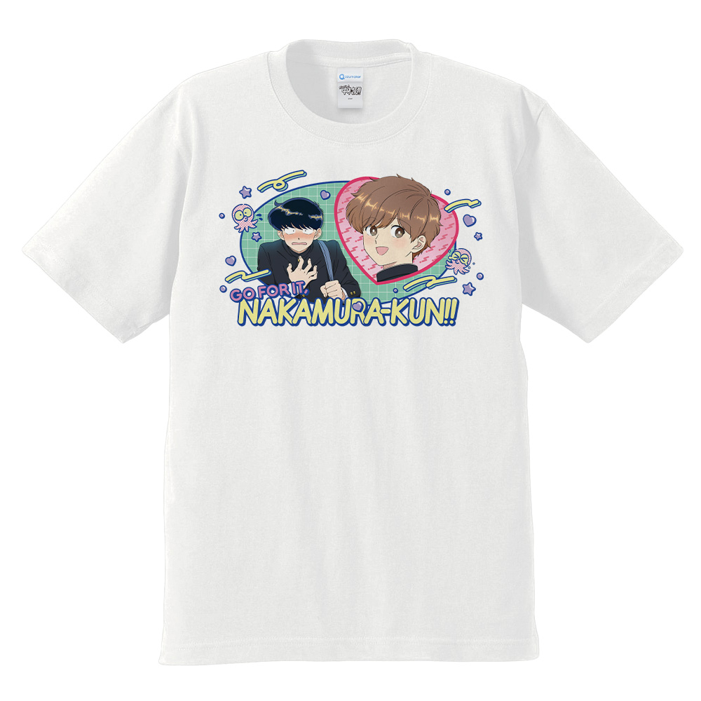 ガンバレ!中村くん!! Tシャツ 中村男久斗&広瀬愛貴 WHITEver. Lサイズ 画像 2 | AniSmile