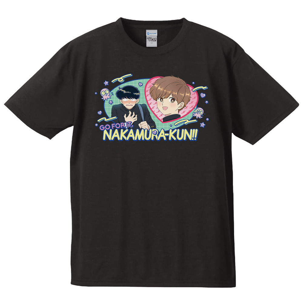 ガンバレ!中村くん!! Tシャツ 中村男久斗&広瀬愛貴 BLACKver. XLサイズ 画像 2 | AniSmile